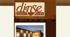 Desktop Screenshot of dinsedentalcare.com